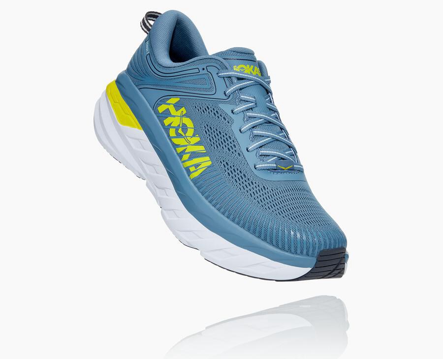 Hoka One One Løbesko Herre - Bondi 7 - Blå - 254608BVT